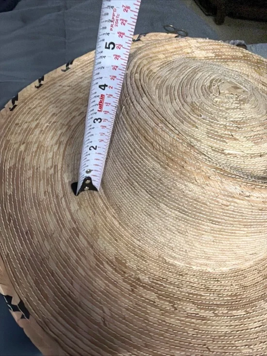 l*space Natural Straw Wide-Brim Beach Hat - Picture 6 of 16